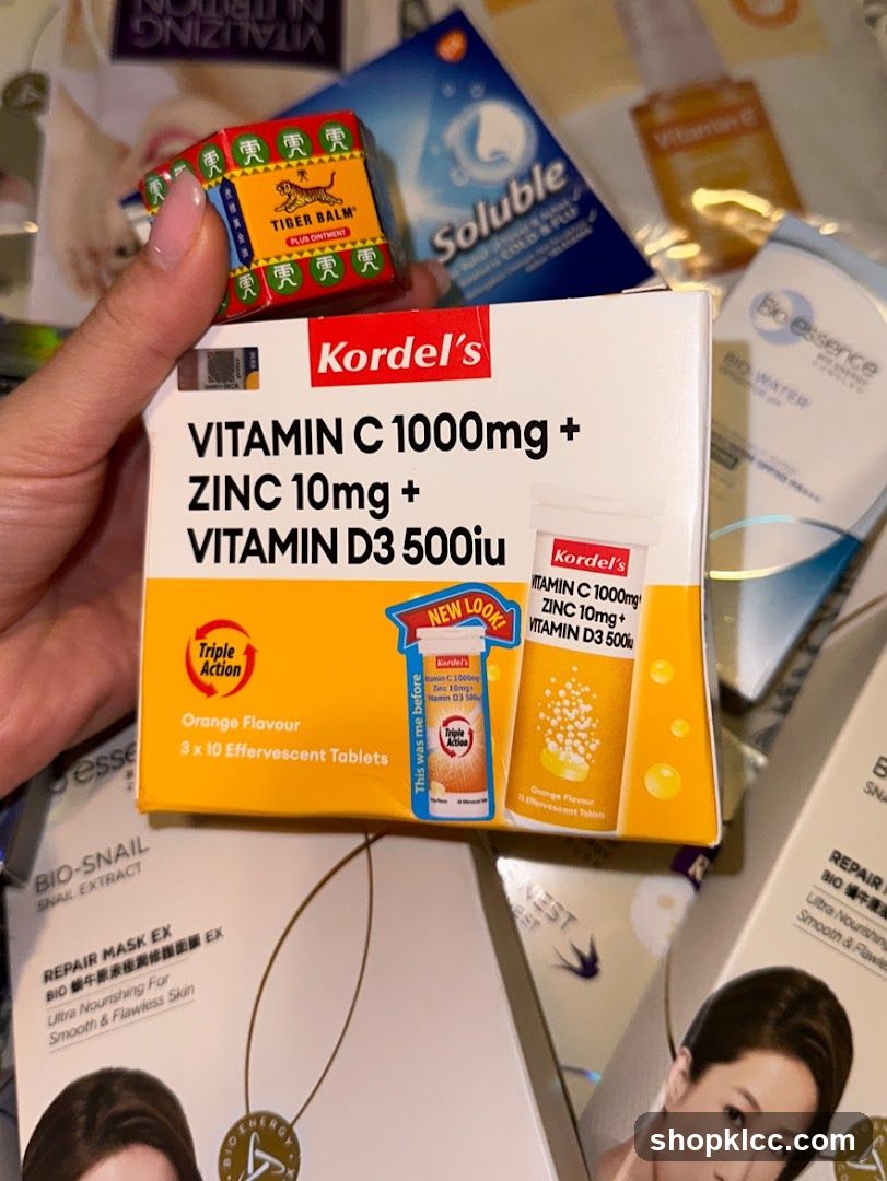 Kordel's Vitamin C, Zinc, and Vitamin D3 Supplement