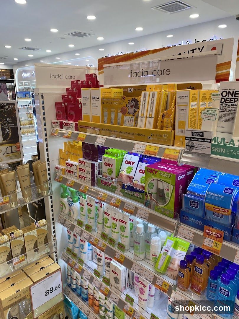 Skincare Products Display