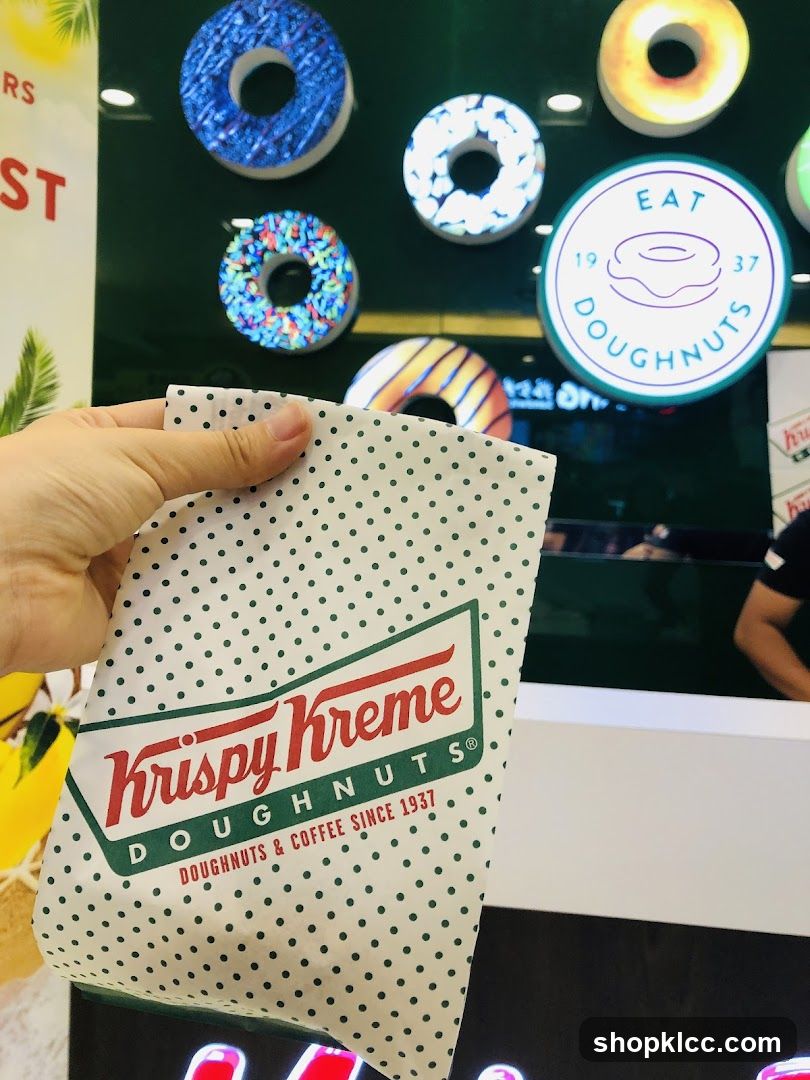 Krispy Kreme Bag and Display