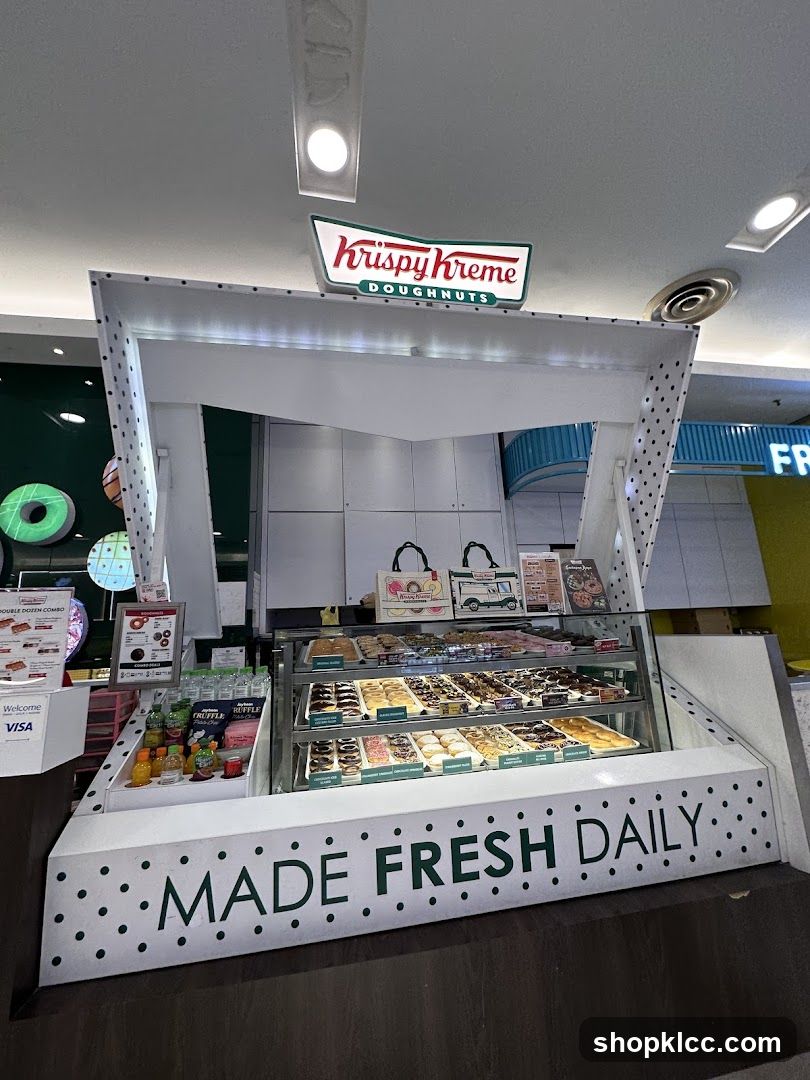 Krispy Kreme Doughnuts Display
