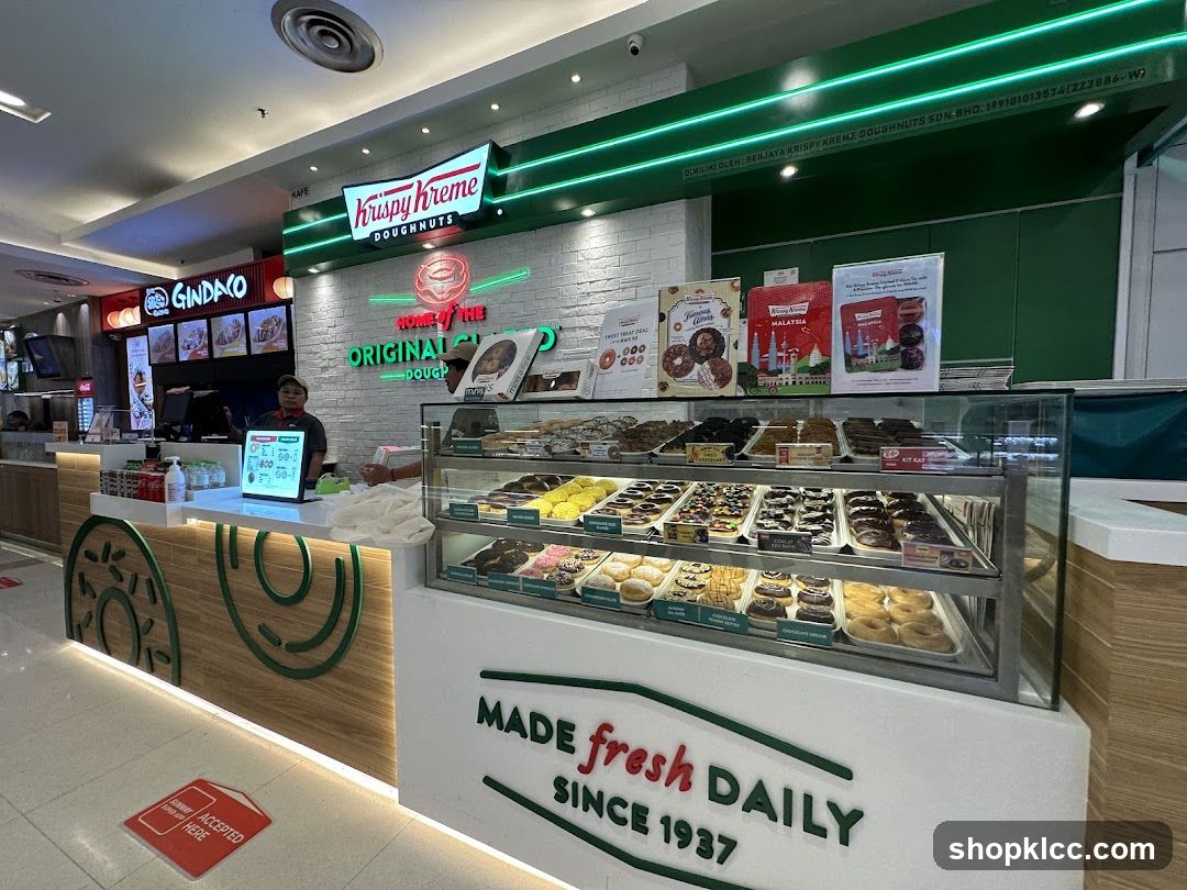 Krispy Kreme Doughnut Display