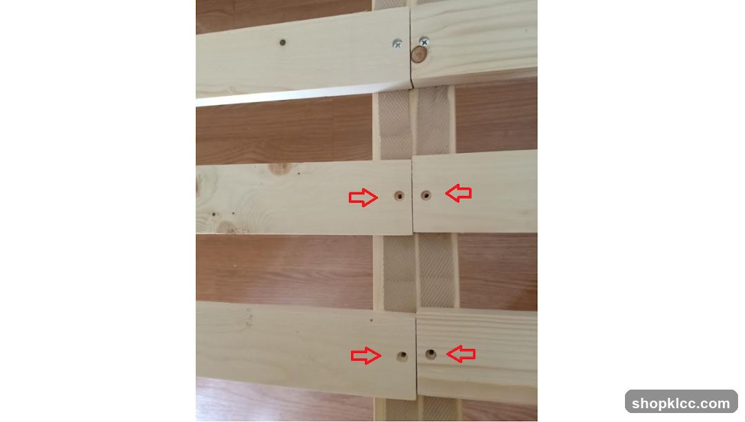 Wooden Slats with Pre-drilled Holes