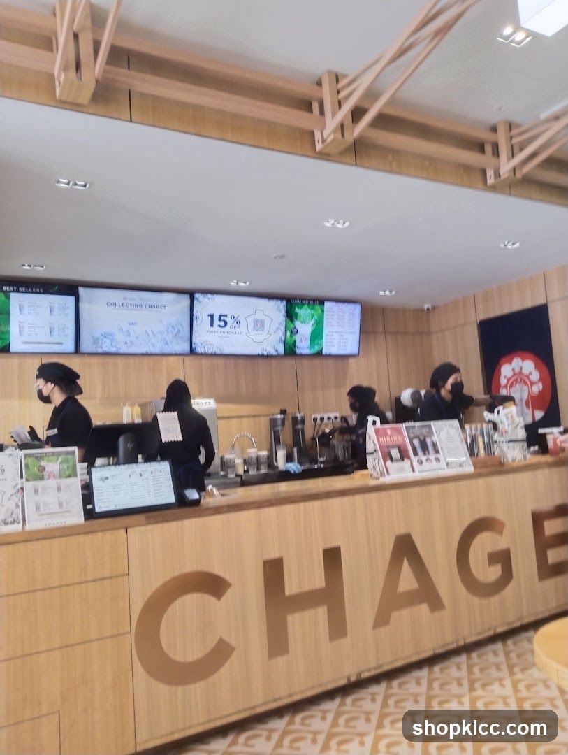 Bubble Tea Shop Counter