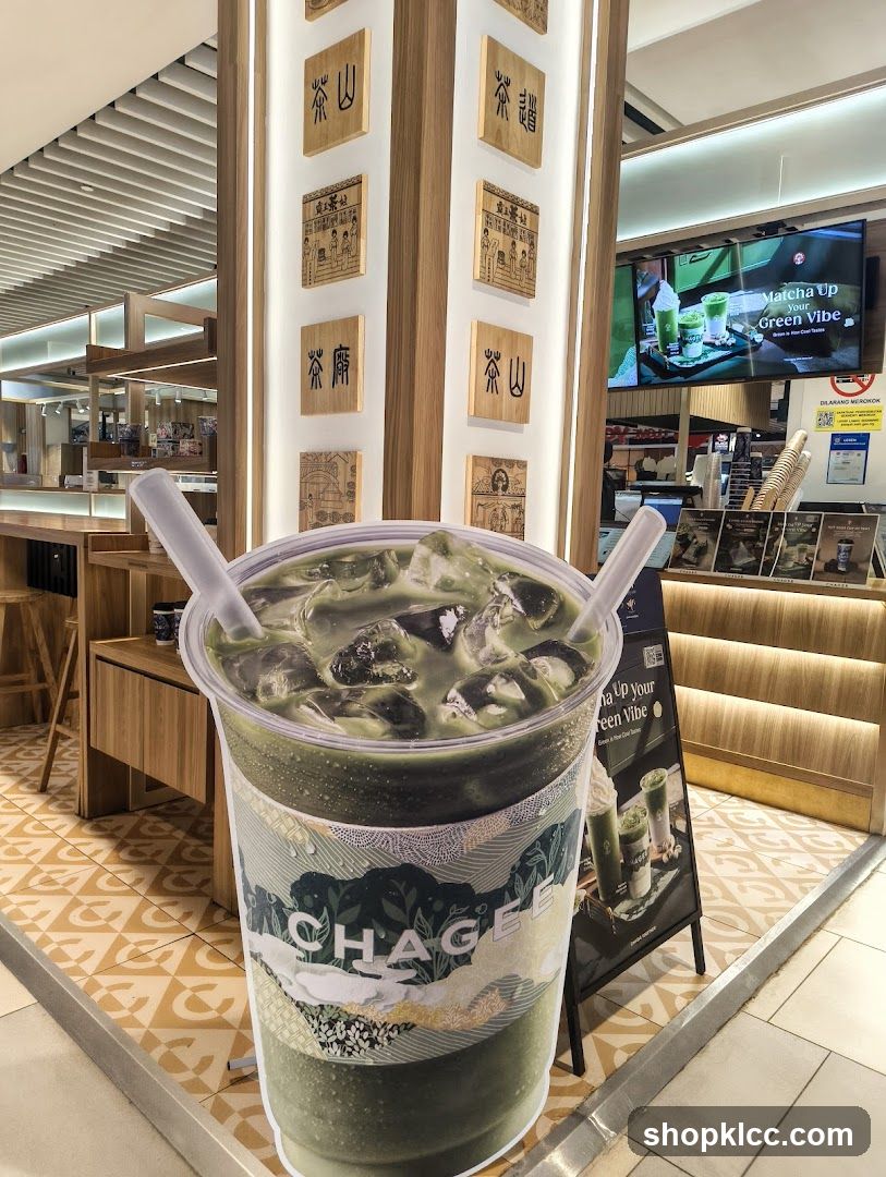 Matcha Drink Display