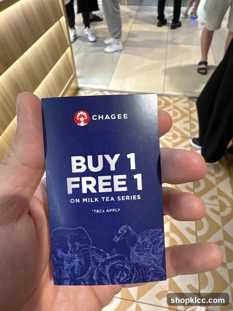 Chagee Buy 1 Free 1 Promotion