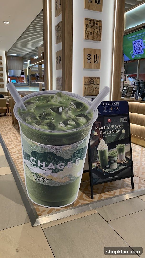 Matcha Drink Promotion