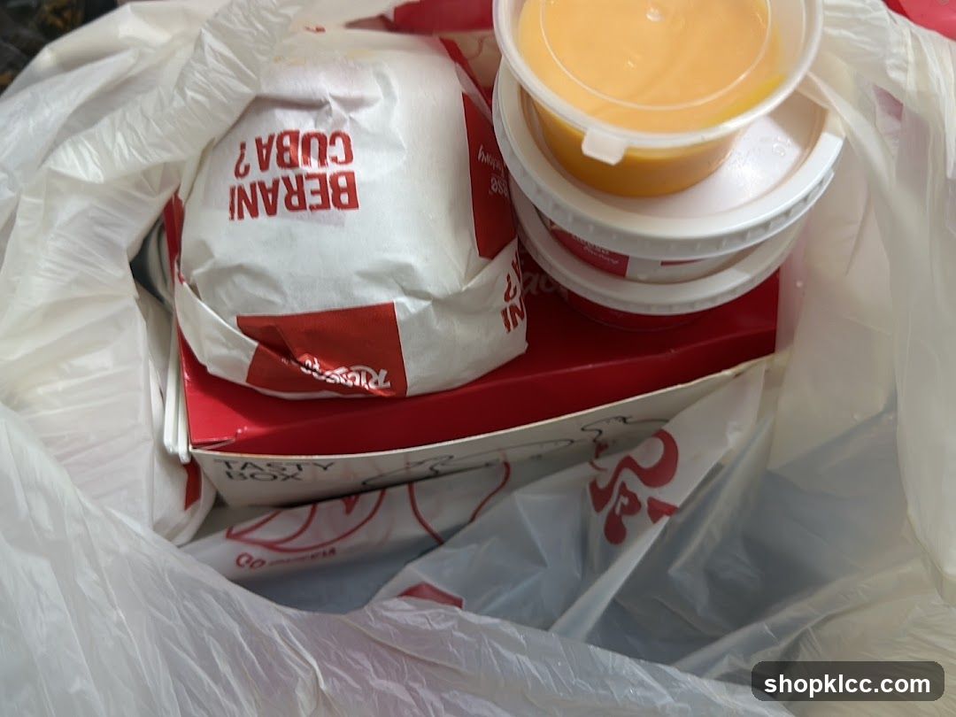 Fast Food Takeout Bag
