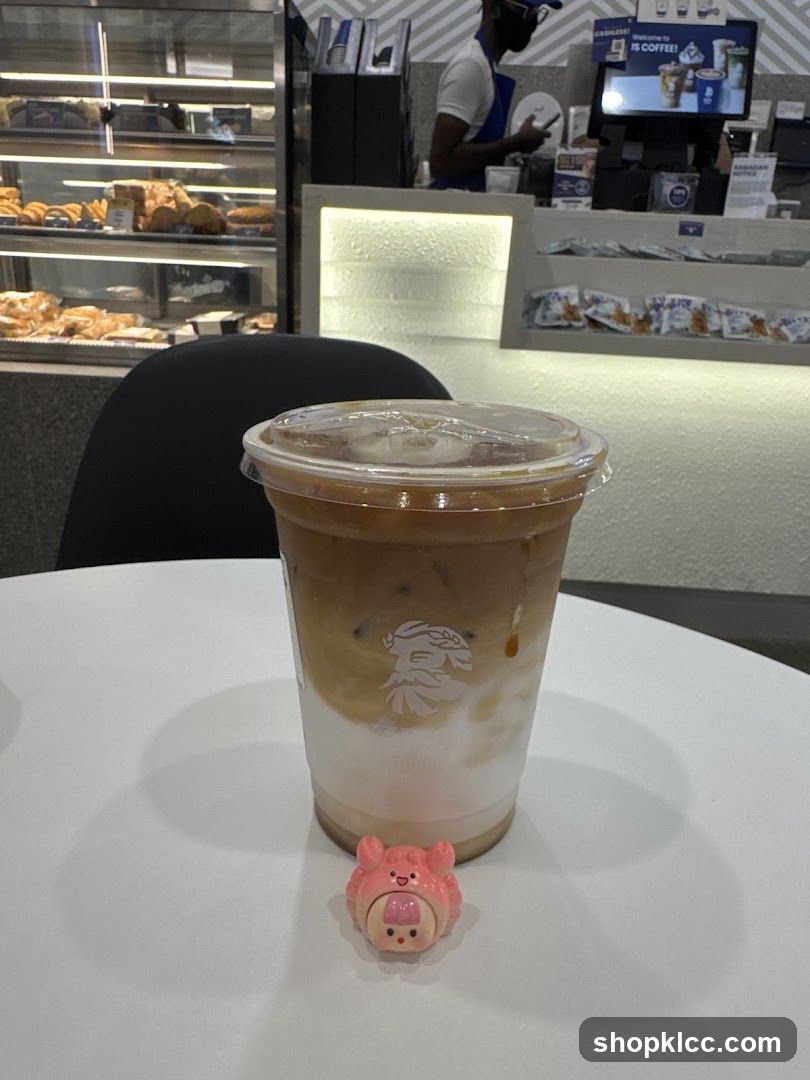 Iced Coffee and Pastries