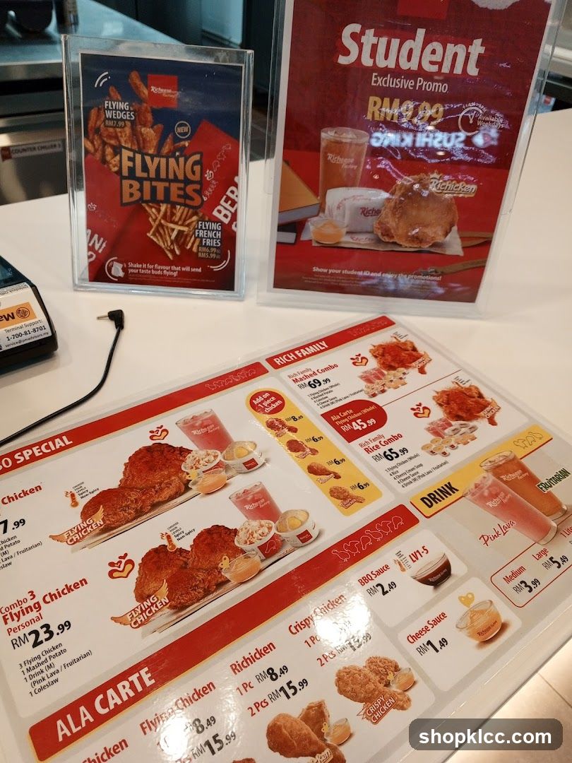 Fast Food Menu and Promotions