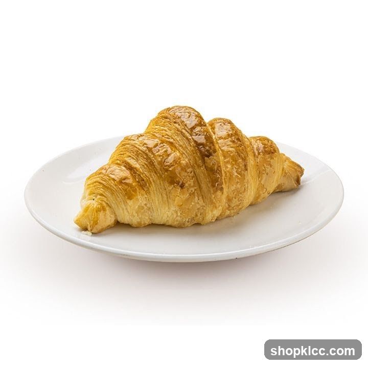 Croissant on a Plate