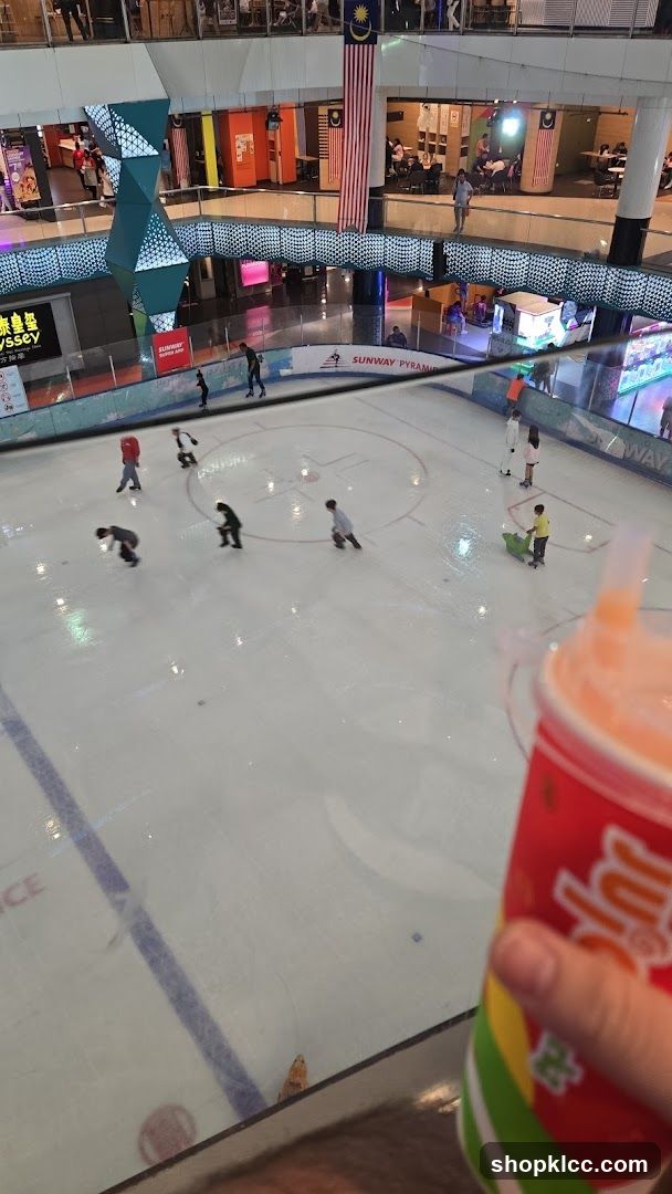 Ice Skating Rink in a Mall