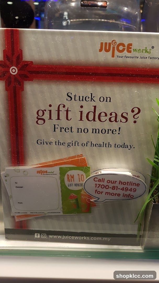 Juice Works Gift Voucher Promotion