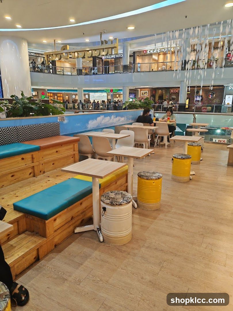 Cafe Interior with Seating