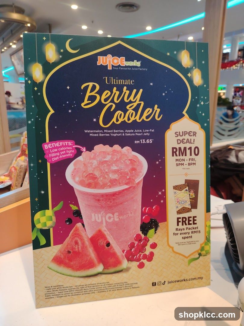 Juice Works Ultimate Berry Cooler Promotion