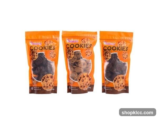 Dunkin' Donuts Cookies Packaging