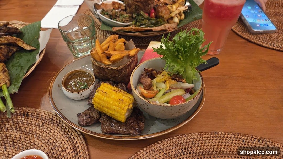 Platter of Grilled Meats and Sides