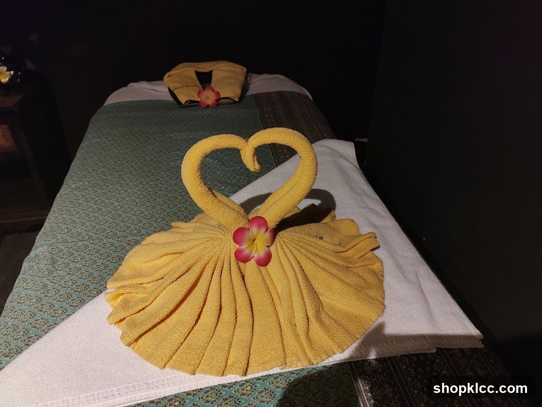 Massage Table Decoration