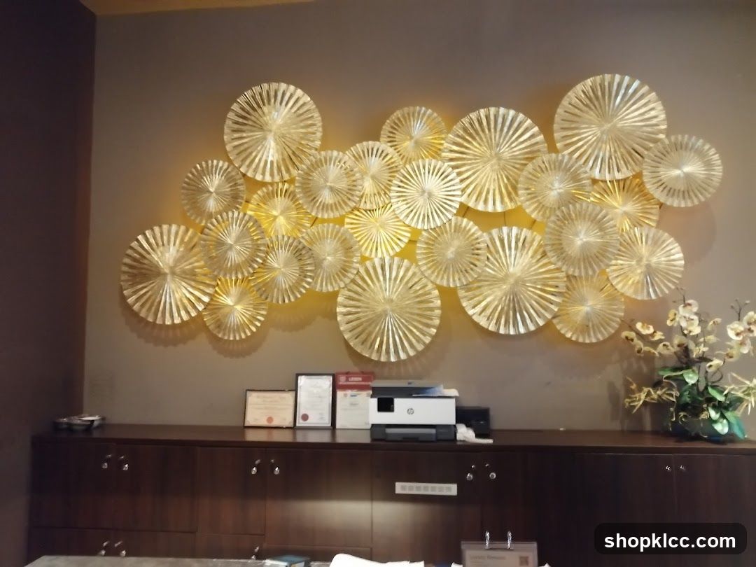 Wall Decor and Reception Area