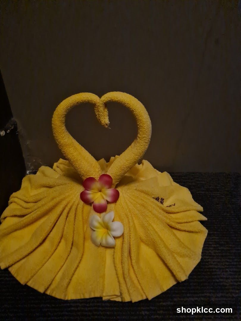 Towel Swan Decoration