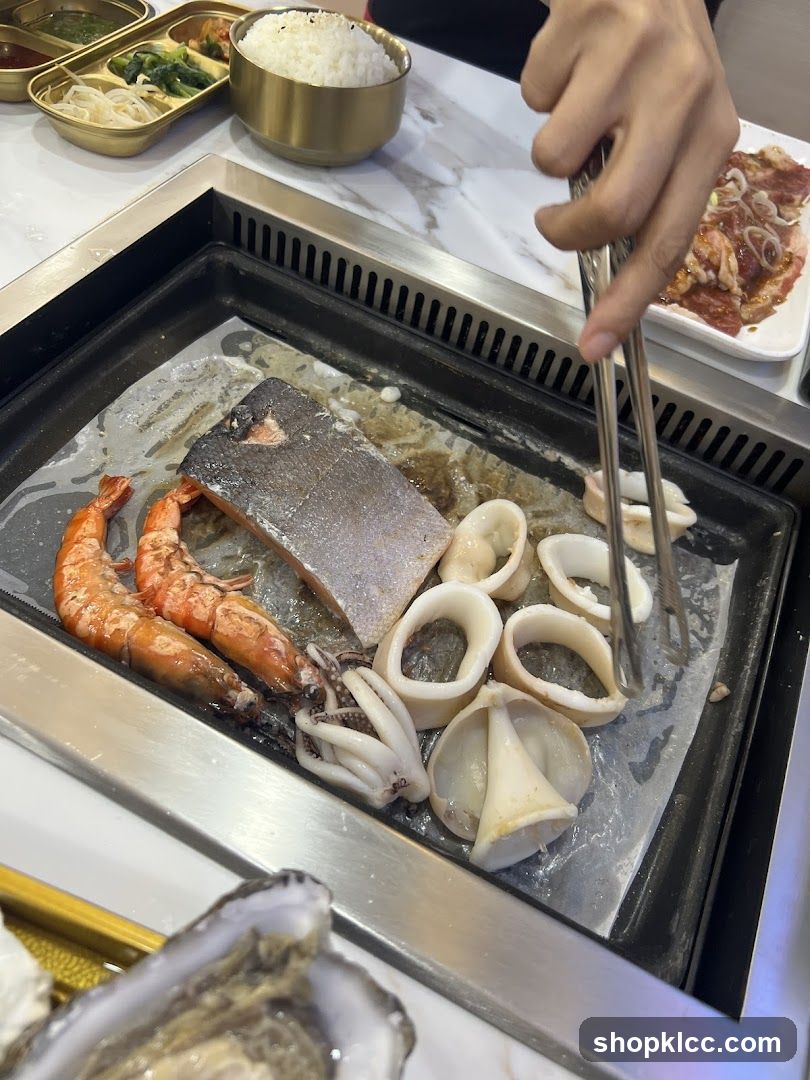 Seafood Grilling