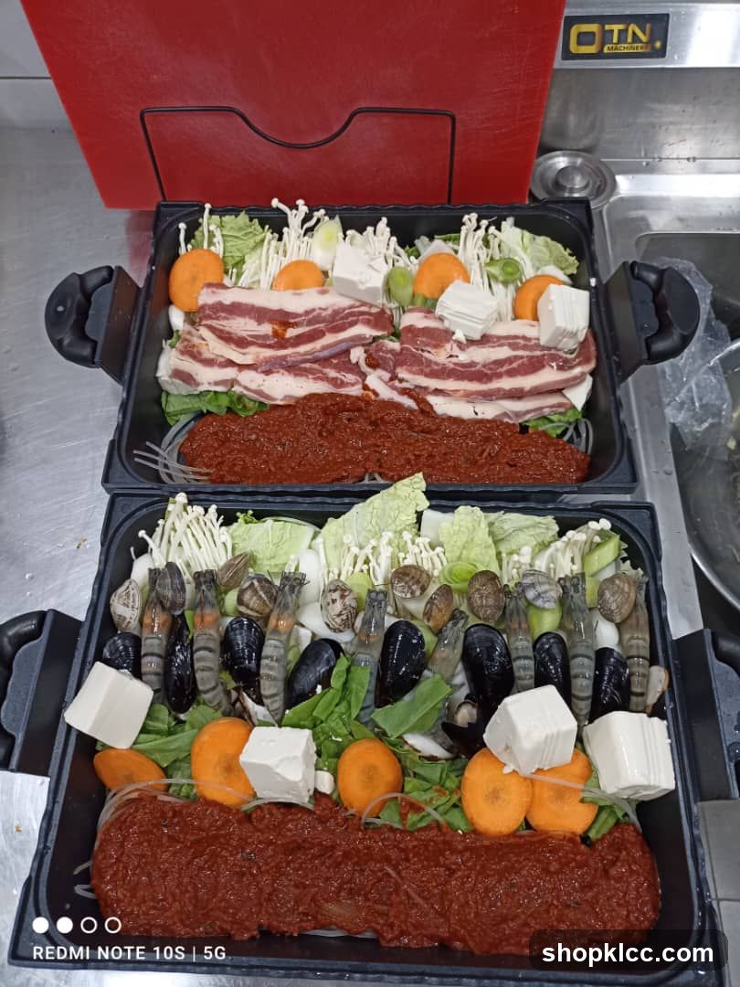 Two Hot Pot Trays
