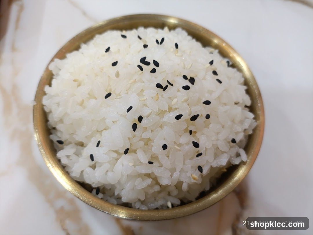 Bowl of Rice with Sesame Seeds