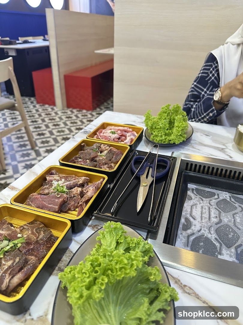 Korean BBQ Table Setting