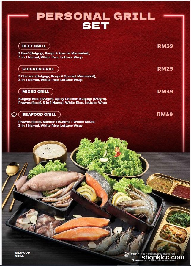 PERSONAL GRILL SET
