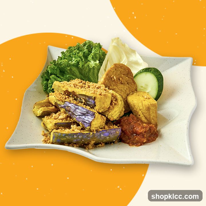 Fried Eggplant and Tofu Platter