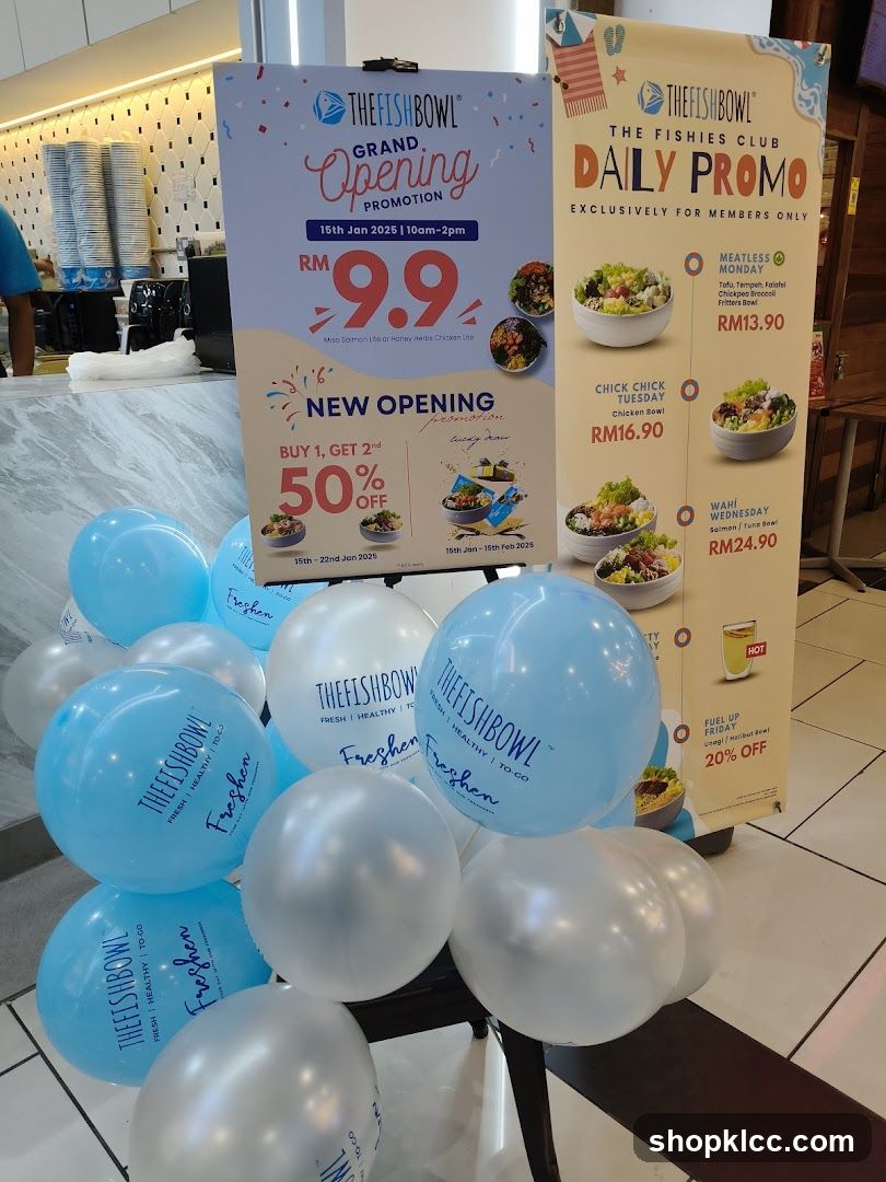 The Fish Bowl Grand Opening Promotion