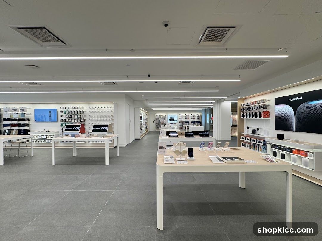 Modern Electronics Store Interior