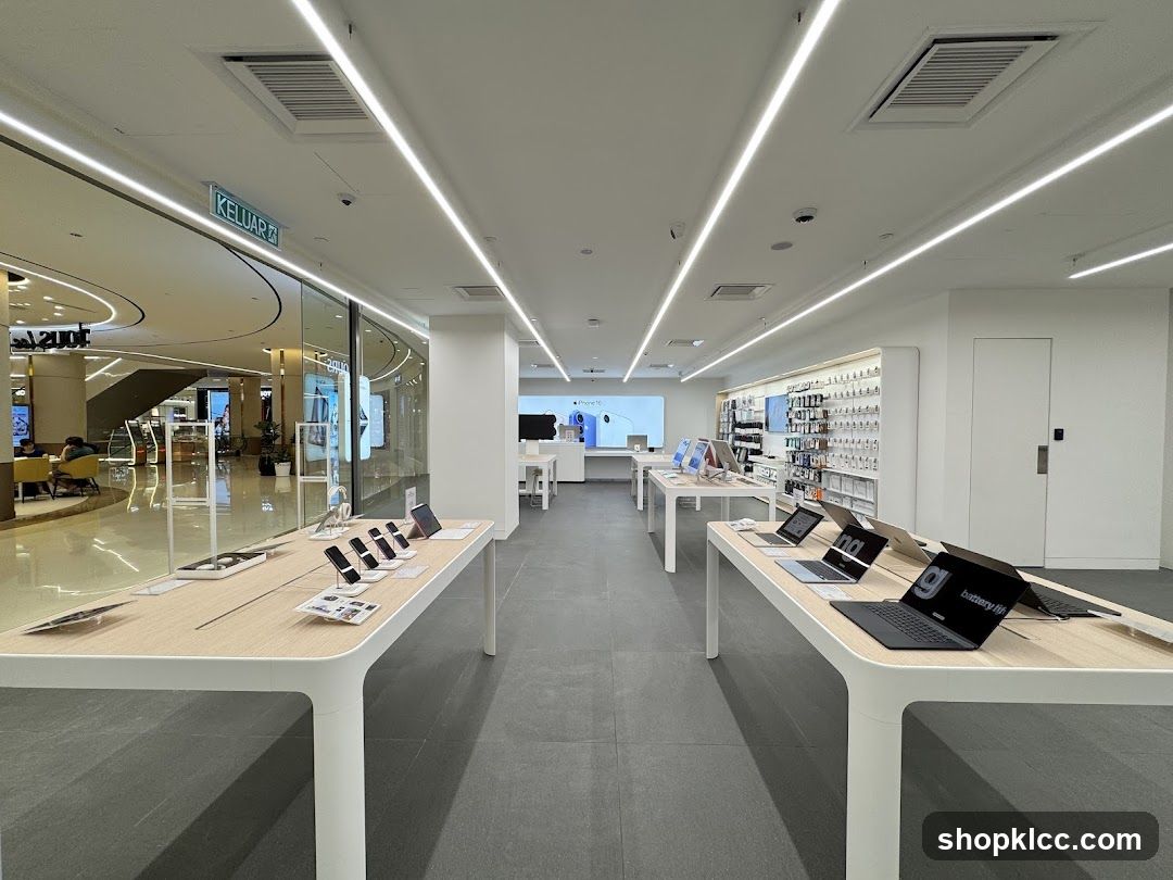 Electronics Store Interior