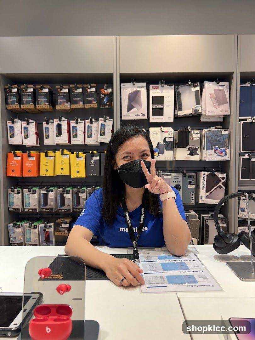 Store Employee Posing