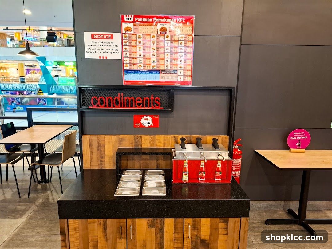 KFC Condiment Station