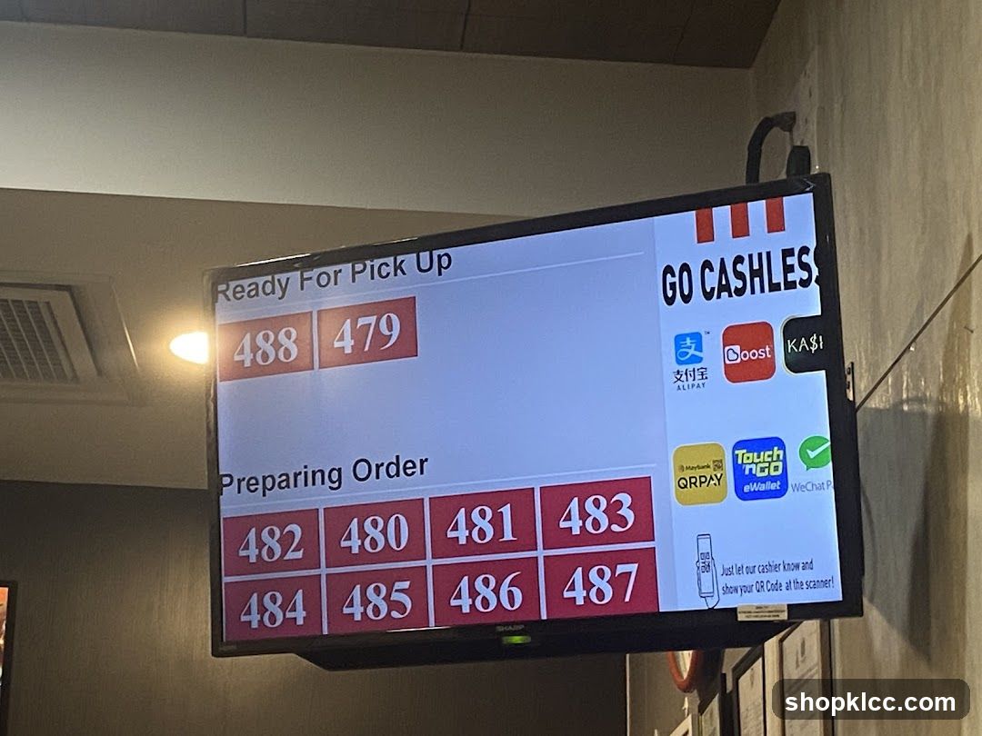 Order Status Screen