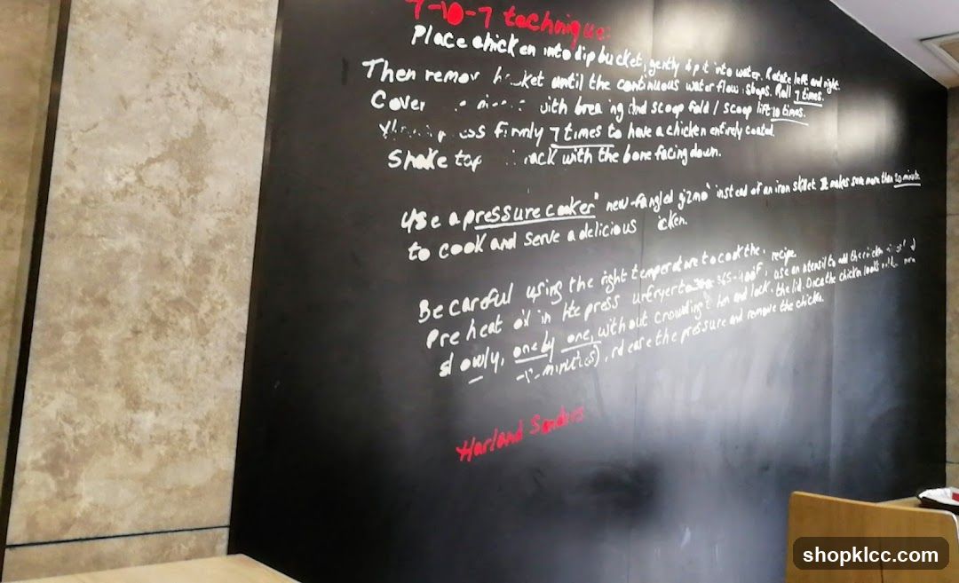 Recipe on Chalkboard