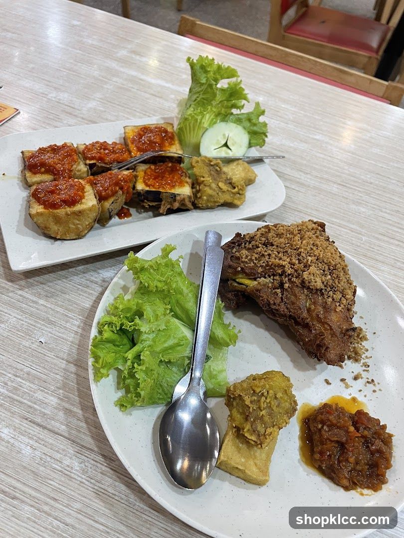 Fried Chicken and Tofu