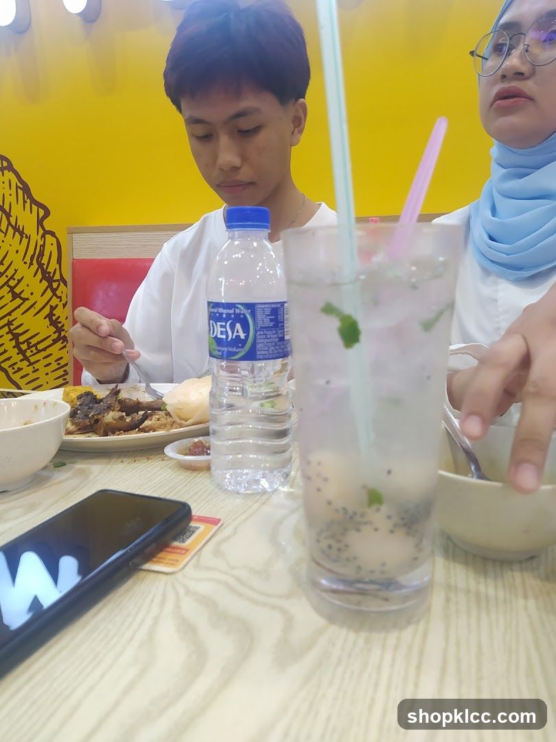 People eating at a restaurant