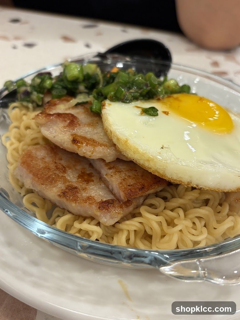 Noodles with Pork and Egg