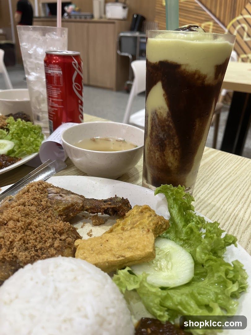 Fried Chicken Meal with Drink
