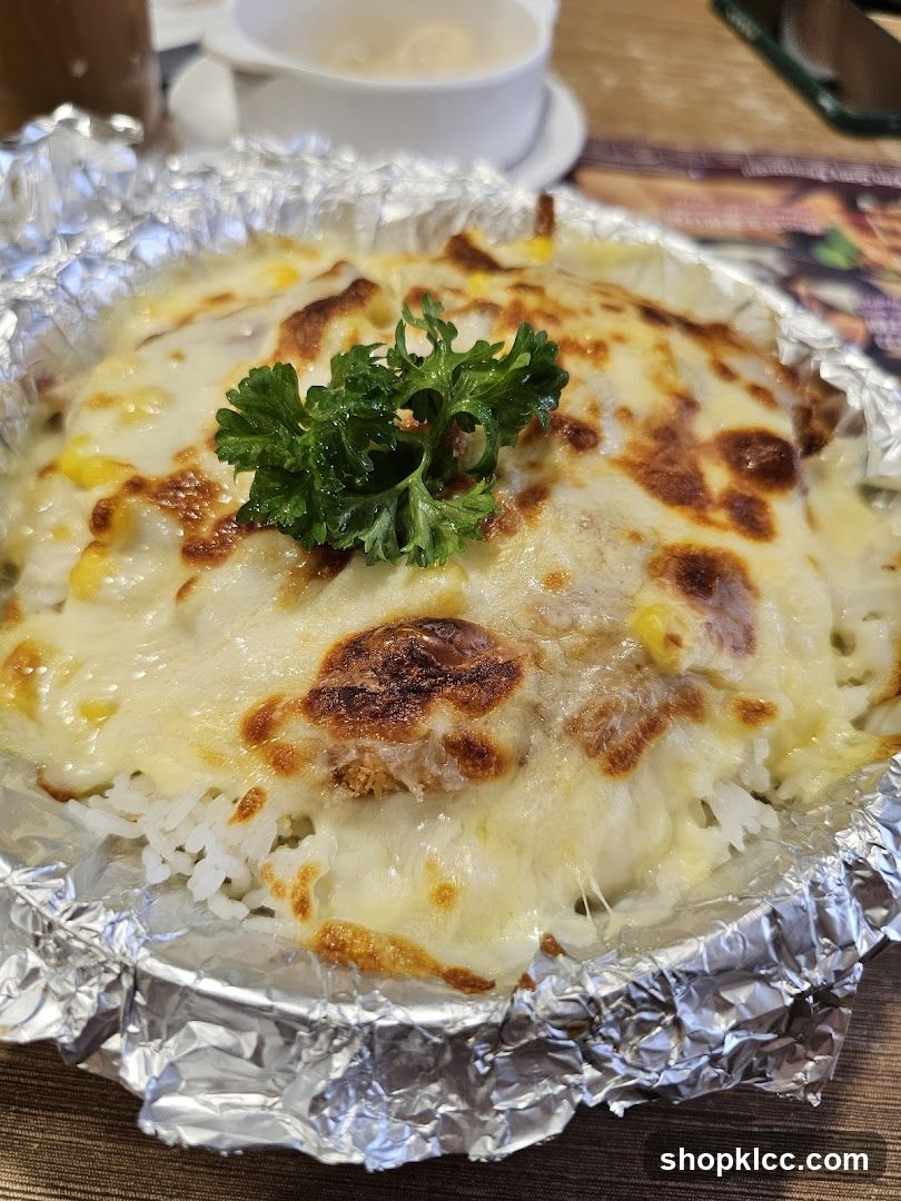 Cheesy Baked Rice