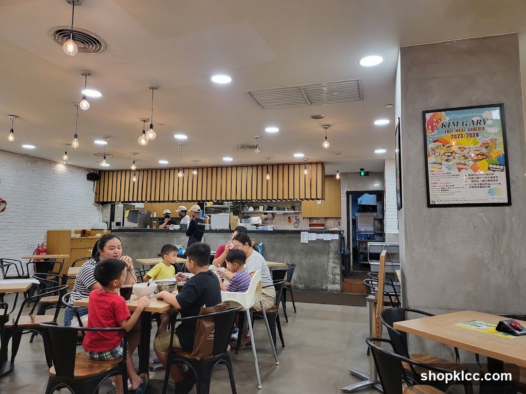 Restaurant Interior with Diners