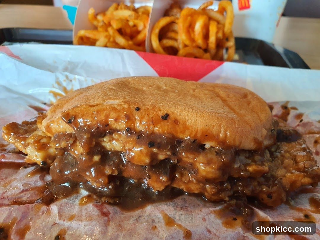 Burger and Curly Fries