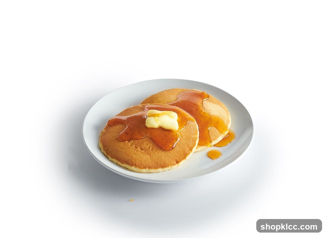 Pancakes with Butter and Syrup