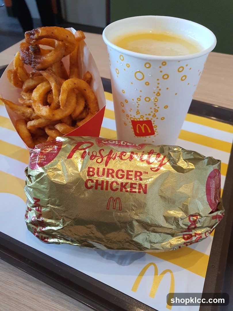 McDonald's Prosperity Burger Meal
