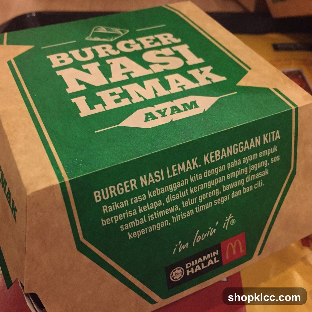 Burger Nasi Lemak Ayam Box