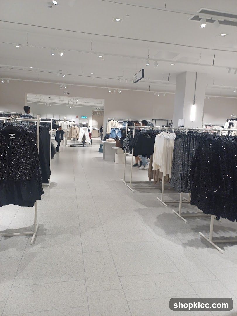 Clothing store interior