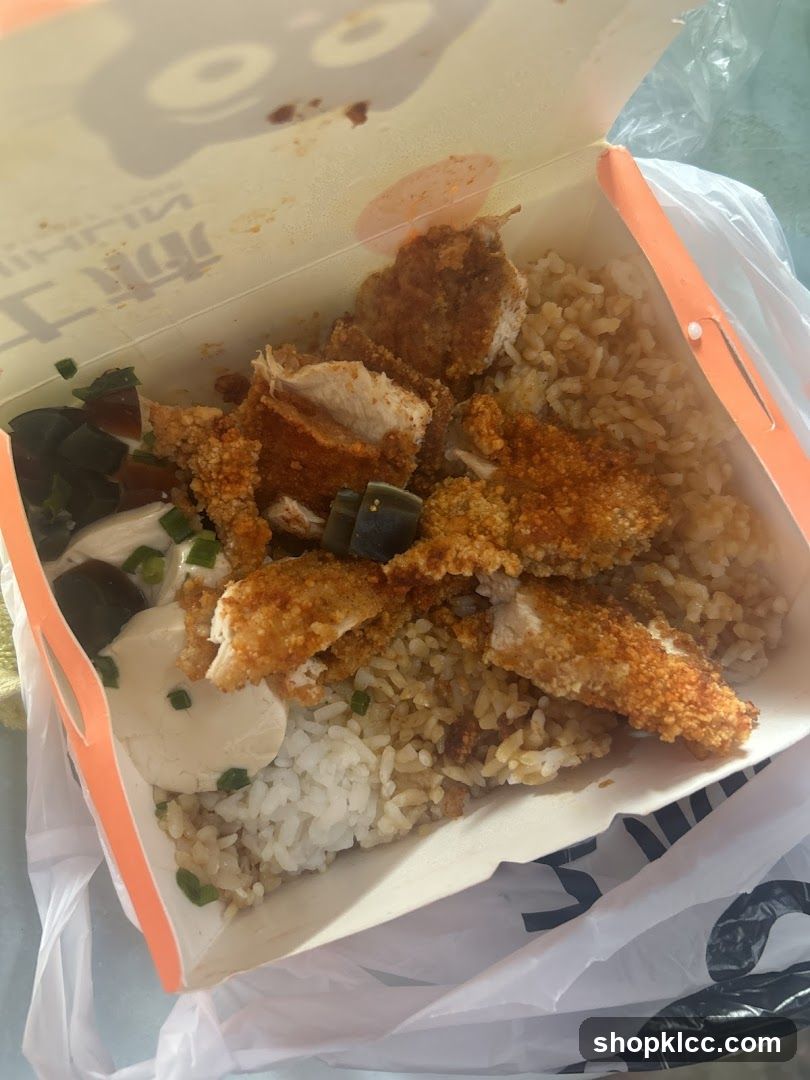 Fried Chicken and Rice Box