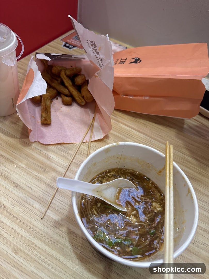 Food on a table