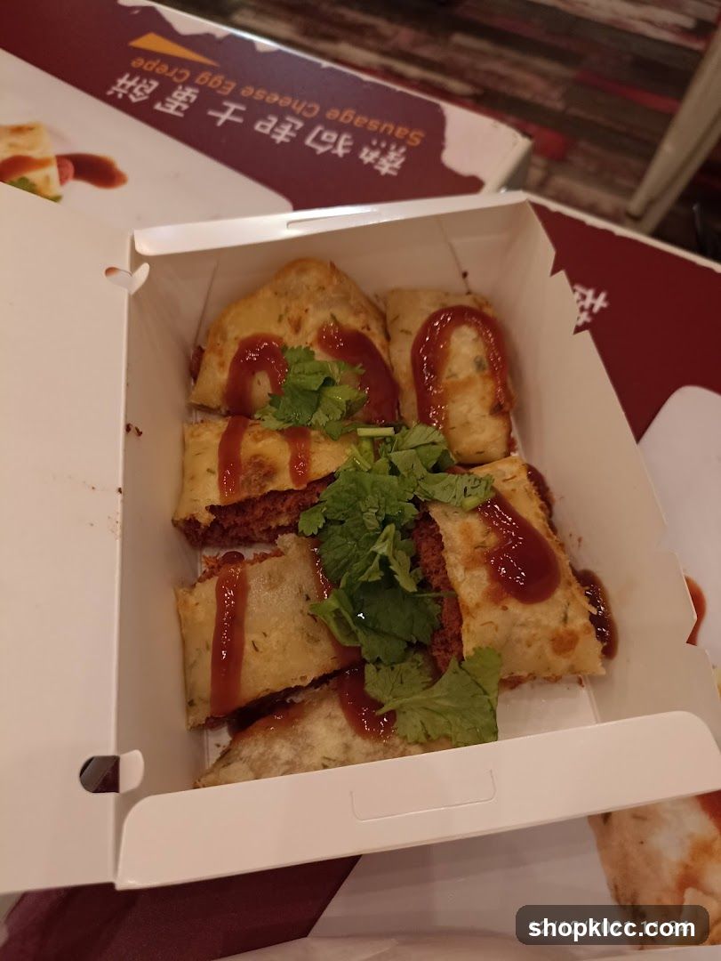 Sausage Egg Crepe